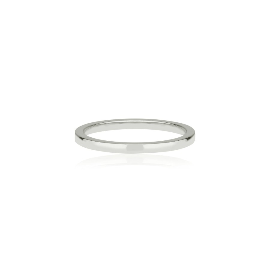 Shop YCL Jewels Custom Rings | 1.5Mm Ring Band | Platinum