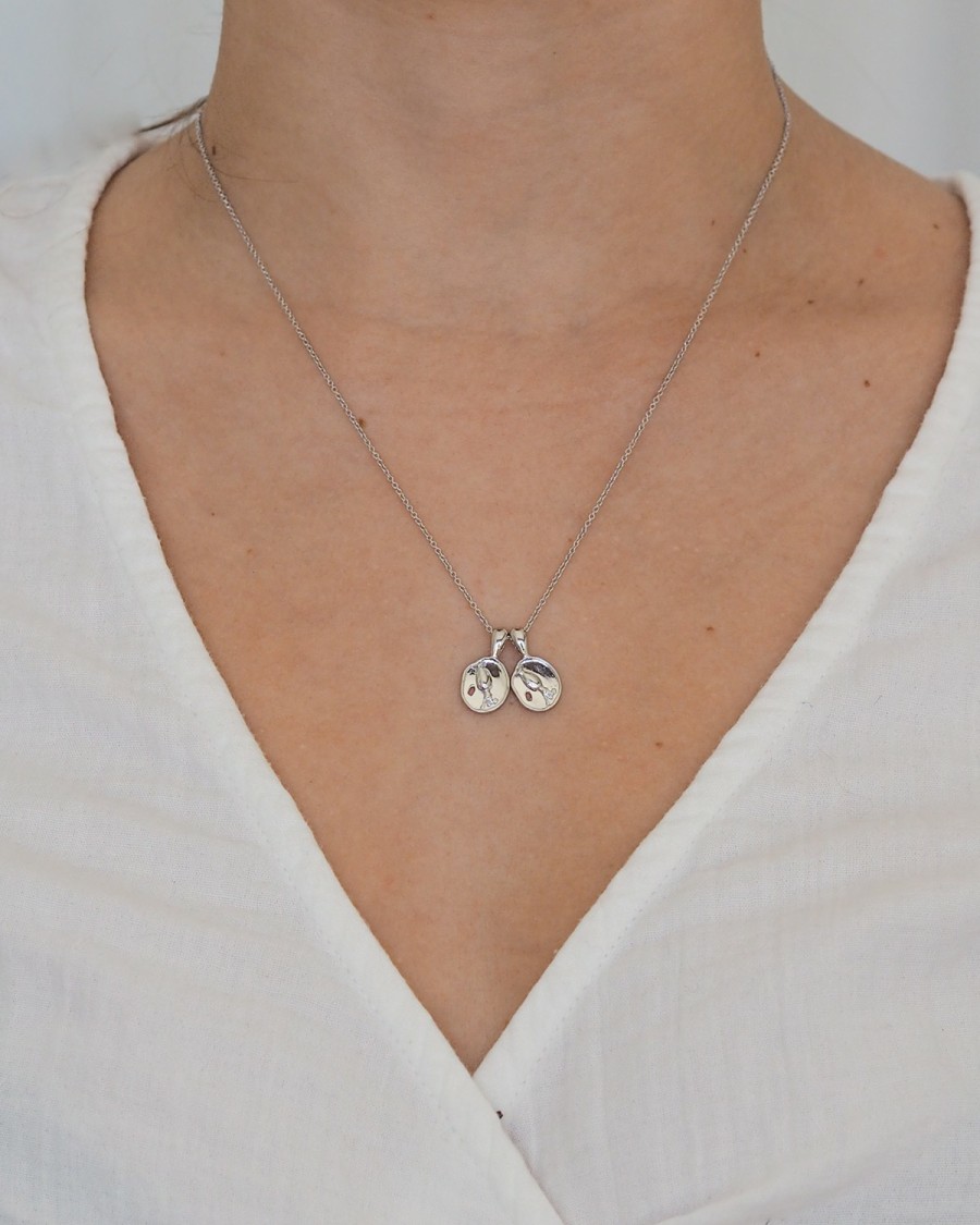 Necklaces YCL Jewels | Aquarius Ii Necklace - Sterling Silver | 2 Small