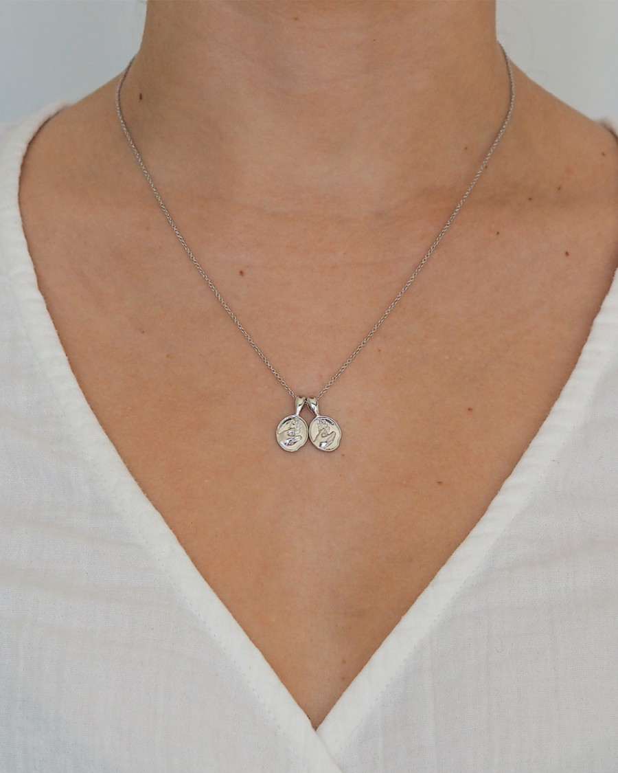 Necklaces YCL Jewels | Virgo Ii Necklace - Sterling Silver | 2 Small