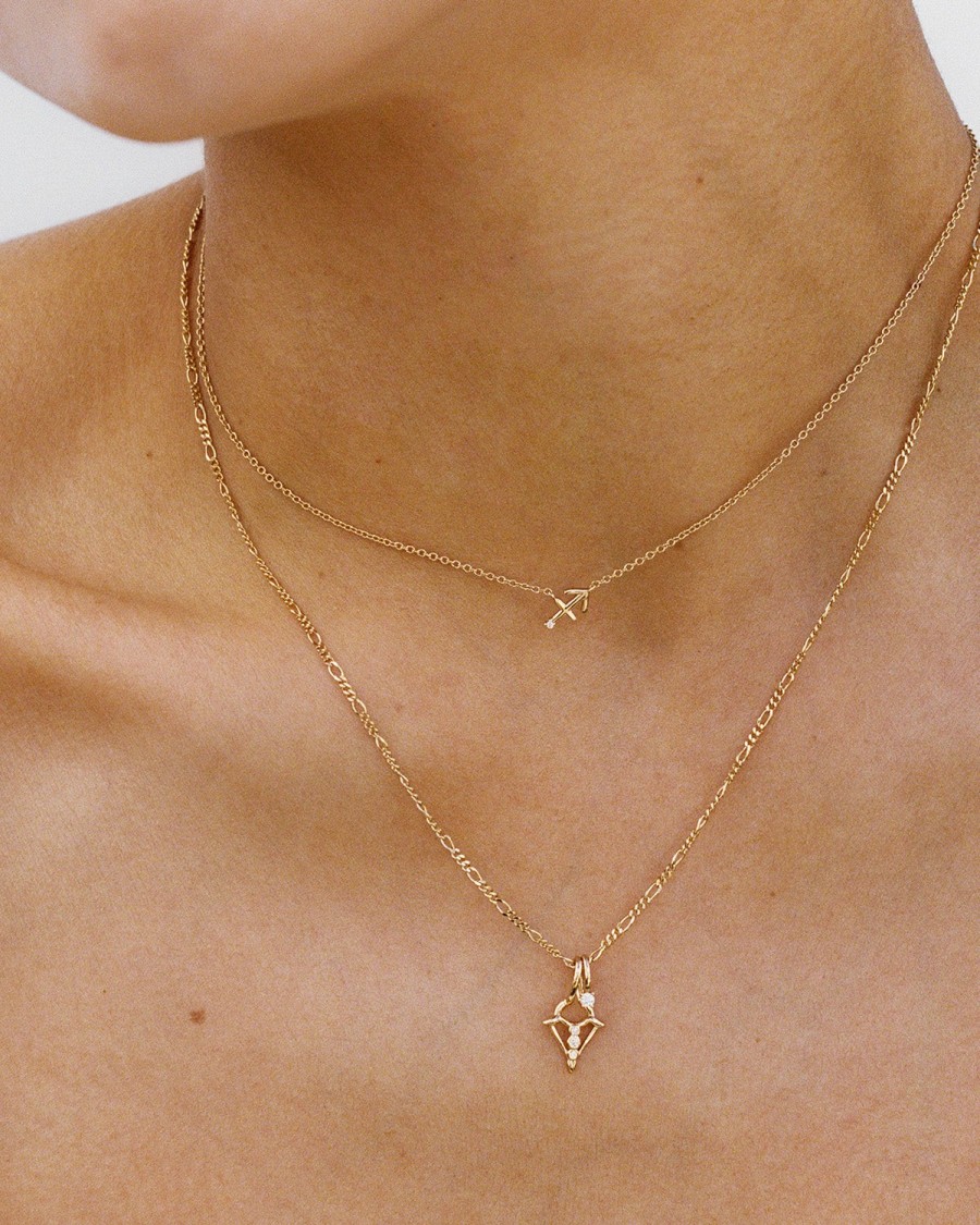 Necklaces YCL Jewels Chokers | Sagittarius Symbol Choker