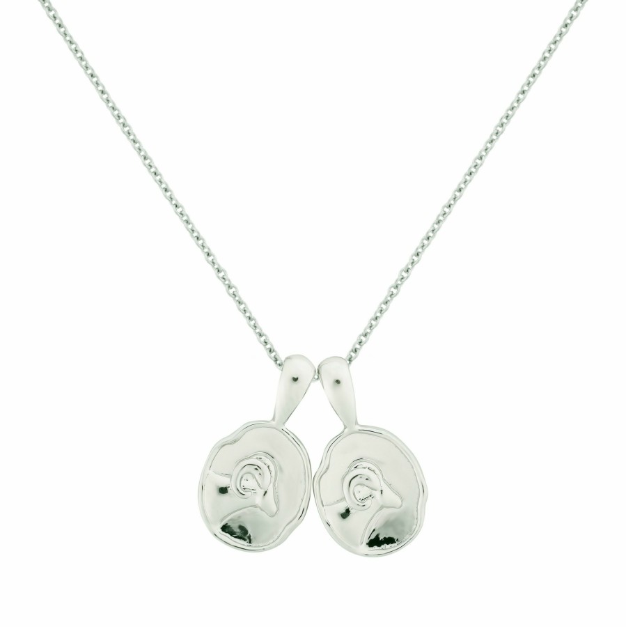 Necklaces YCL Jewels | Aries Ii Necklace - Sterling Silver | 2 Small