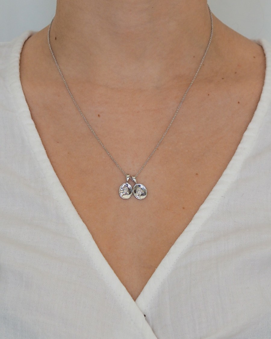 Necklaces YCL Jewels | Aries Ii Necklace - Sterling Silver | 2 Small