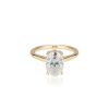 Shop YCL Jewels Engagement Rings | Oval Moissanite Ring | 14K Solid Gold