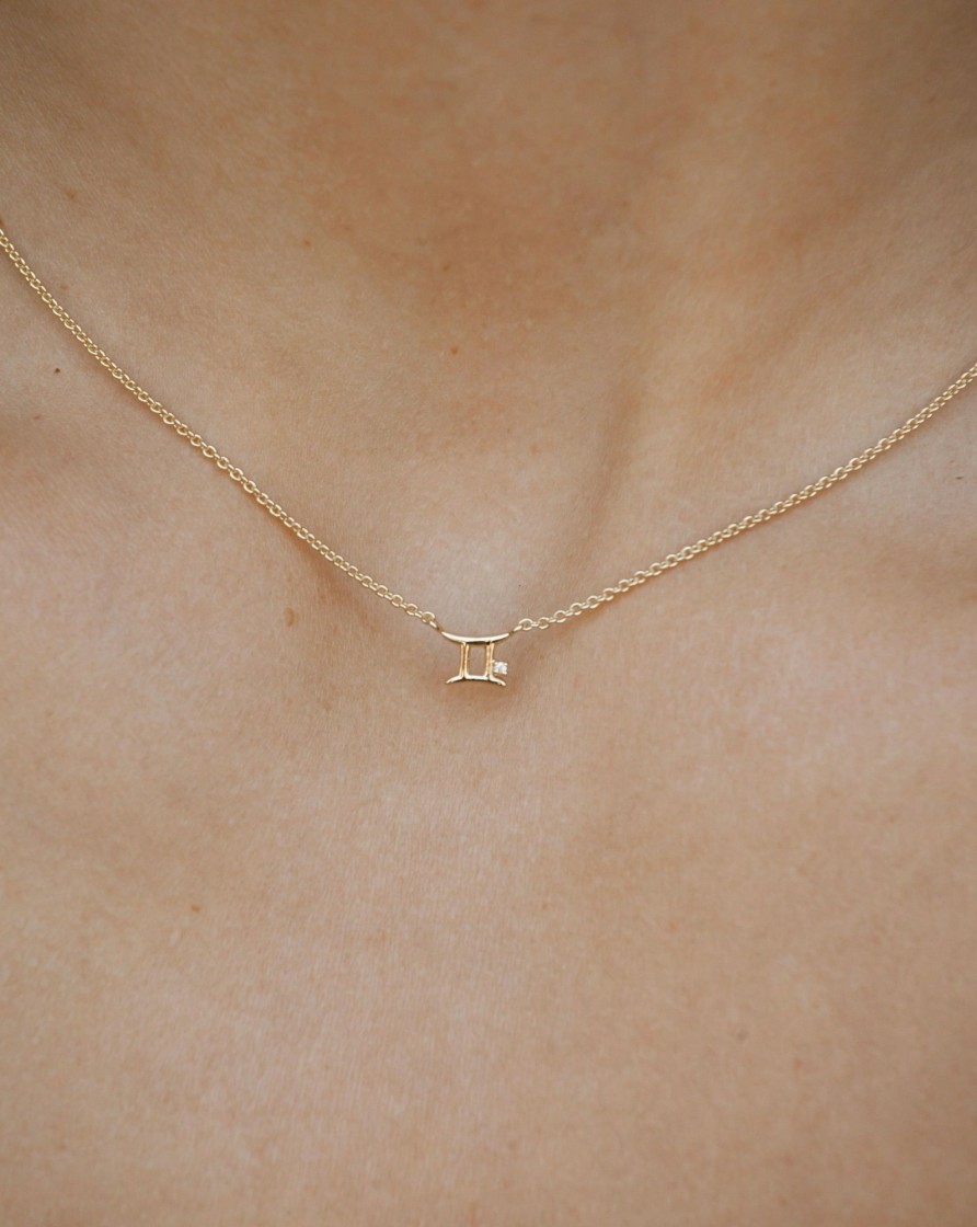 Necklaces YCL Jewels Chokers | Gemini Symbol Choker