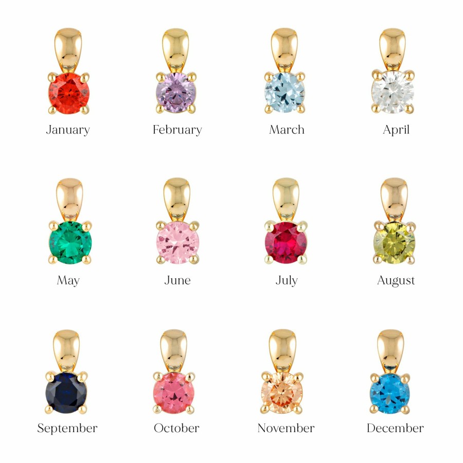 Shop YCL Jewels Star Sign & Birthstone Pendants | Birthstone Pendant