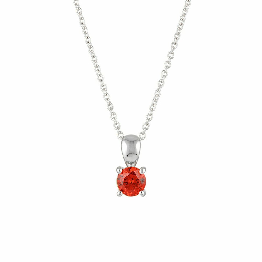 Necklaces YCL Jewels | January Birthstone Necklace - Sterling Silver