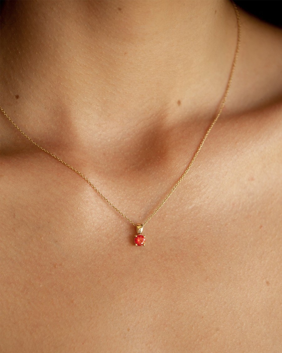 Necklaces YCL Jewels | January Birthstone Necklace - Sterling Silver