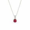 Necklaces YCL Jewels | July Birthstone Necklace - Sterling Silver