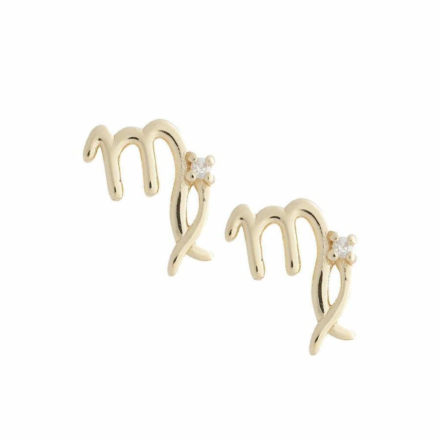 Shop YCL Jewels Studs | Virgo Symbol Studs