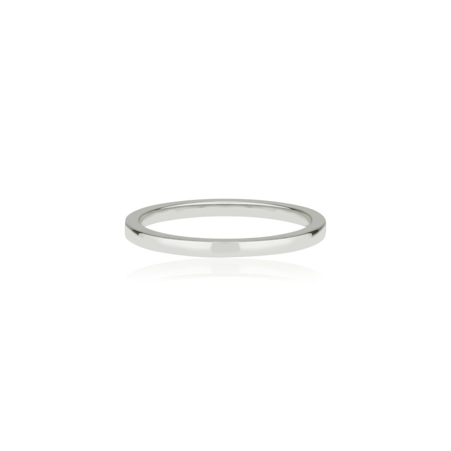 Shop YCL Jewels Wedding Rings | 1.5Mm Ring Band | Platinum