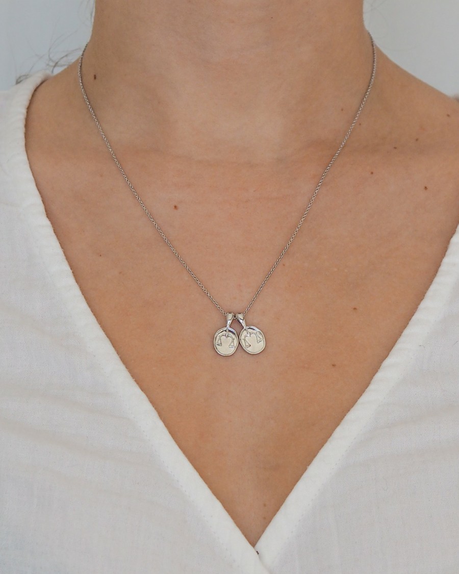 Necklaces YCL Jewels | Libra Ii Necklace - Sterling Silver | 2 Small