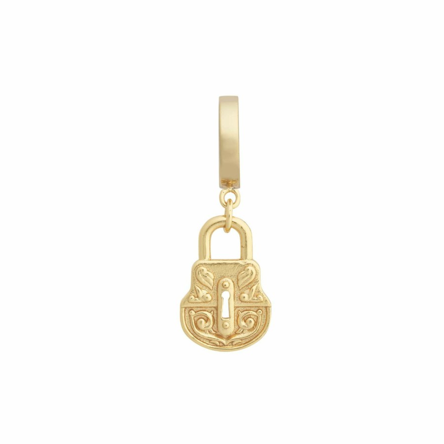 Necklaces YCL Jewels Charm Necklaces | Lock Charm