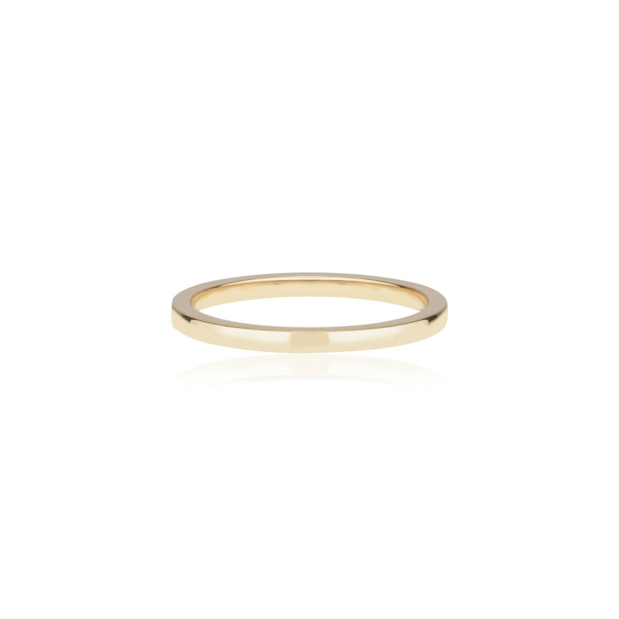 Shop YCL Jewels Everyday Rings | 1.5Mm Ring Band | 14K Solid Gold