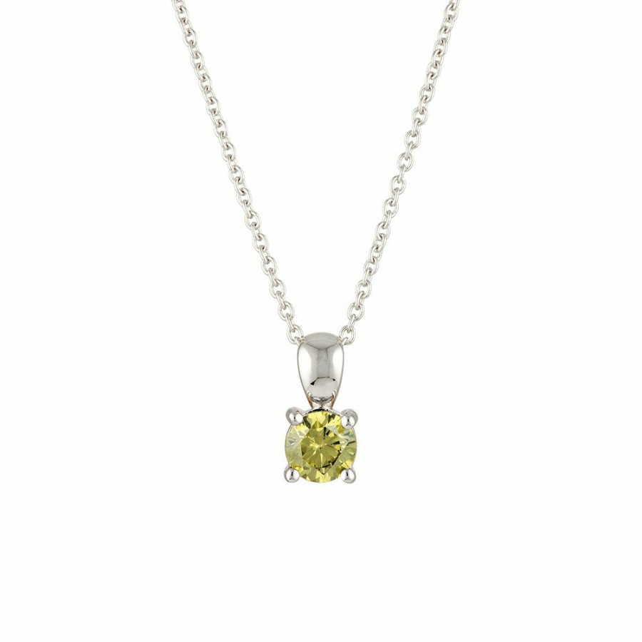 Necklaces YCL Jewels | August Birthstone Necklace - Sterling Silver