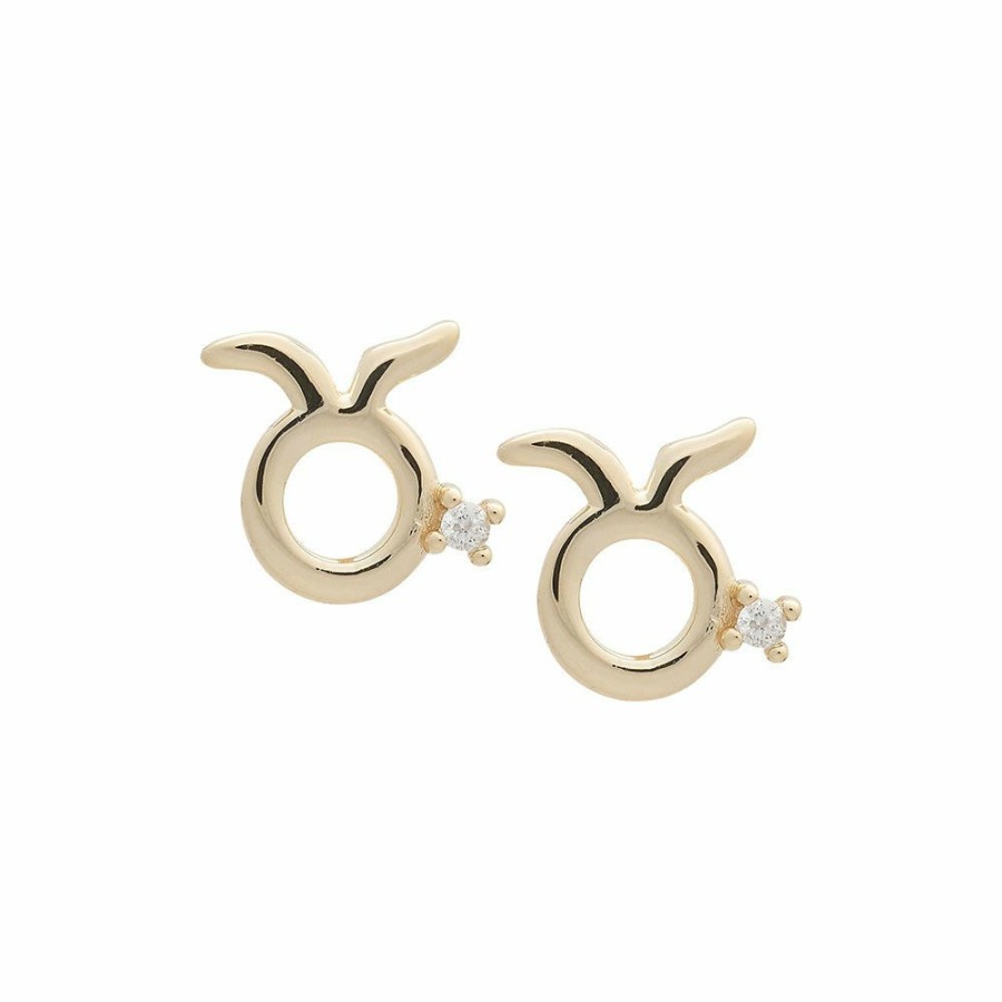 Shop YCL Jewels Studs | Taurus Symbol Studs