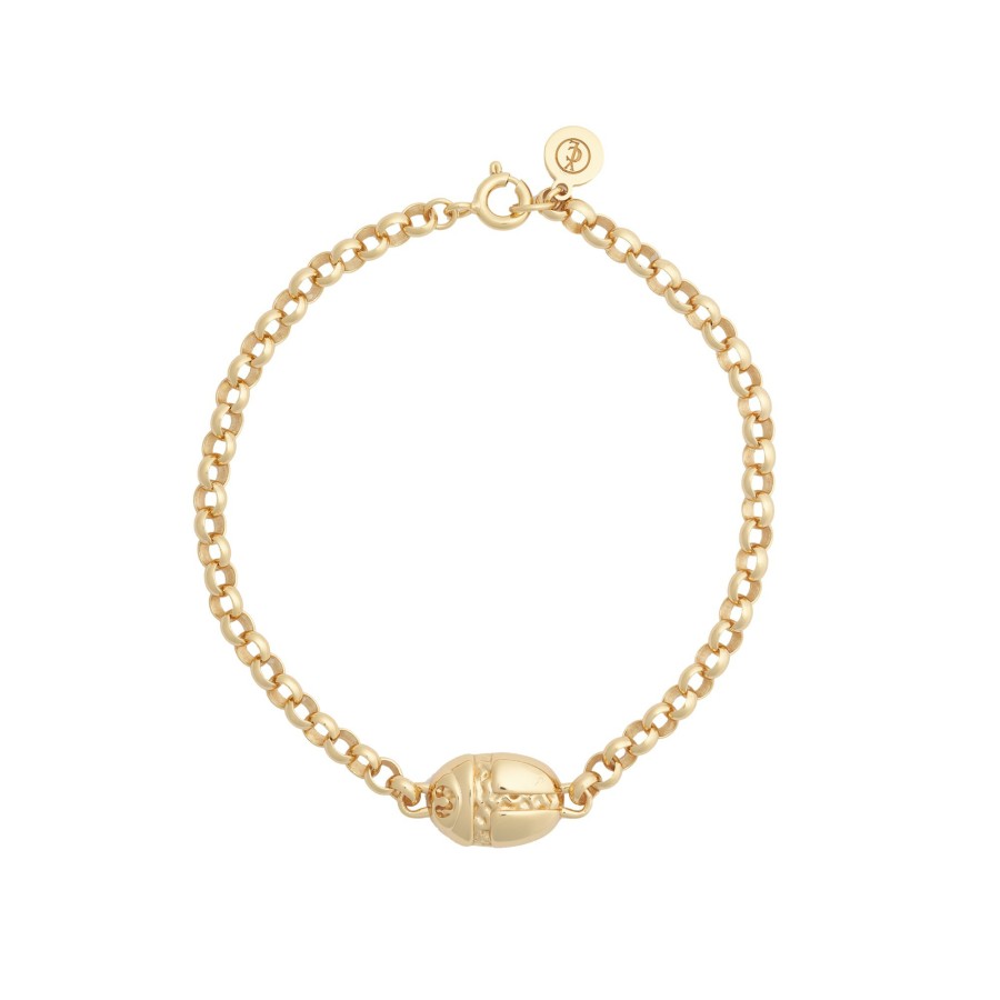 Shop YCL Jewels | Ruby Tuesday Scarab Beetle Belcher Bracelet