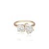 Shop YCL Jewels Engagement Rings | Toi Et Moi Moissanite Ring | 14K Solid Gold