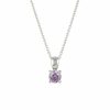 Necklaces YCL Jewels | February Birthstone Necklace - Sterling Silver